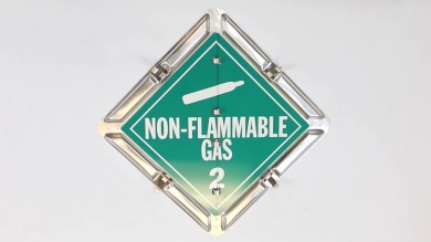 10 Legend Flip-n-Lock™ Placard, Aluminum (unpainted)