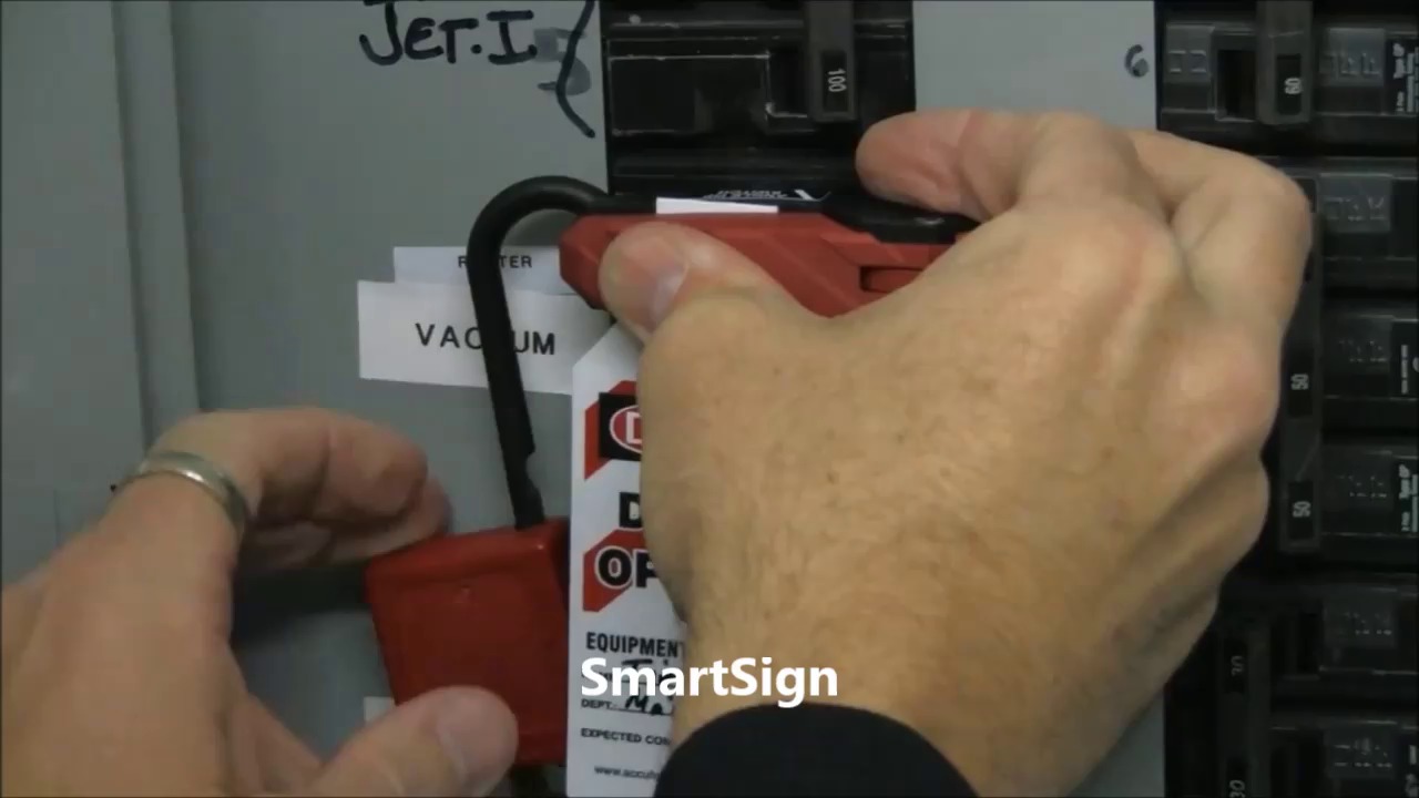 120/240 Circuit Breaker (Double Pole) Lockout