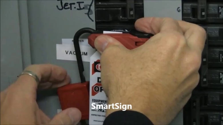 120/240 Circuit Breaker (Double Pole) Lockout