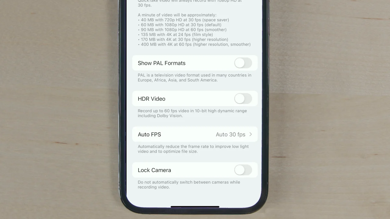 The Best iPhone 15 Pro Max Camera Settings for Video in 2023 - Wistia Blog
