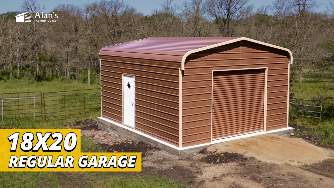 Video thumbnail for 18x20 - Regular Garage