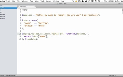 Regular Expressions: Up and Running - Callback Functions for a RegEx