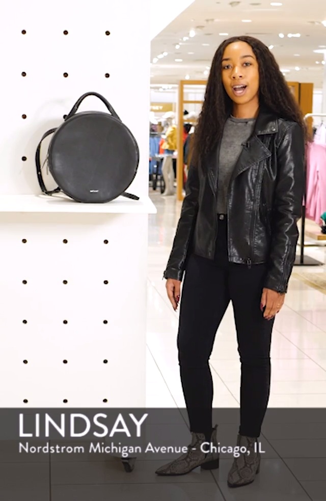 Matt Nat Kiara Faux Leather Circle Backpack Nordstrom