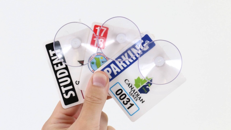 Suction Cup Parking Permits
