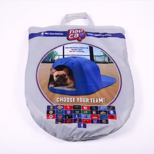 nba hat dog bed