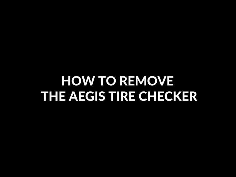 Video TIRE CHECKER DISASSEMBLY