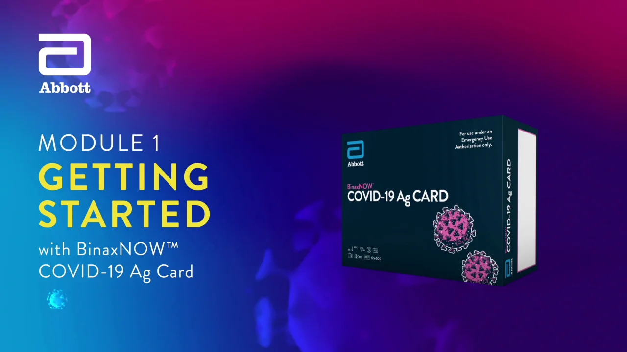 BinaxNOW COVID-19 Ag Card and NAVICA App Set-Up and Training | Abbott Point  of Care
