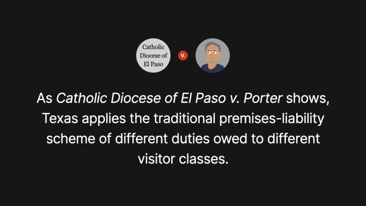 Catholic Diocese of El Paso v. Porter