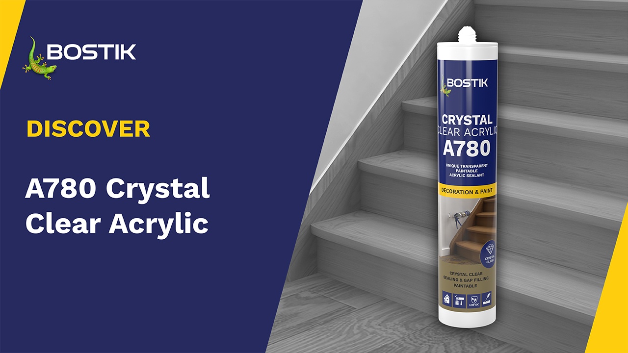 BOSTIK A780 CRYSTAL CLEAR ACRYLIC