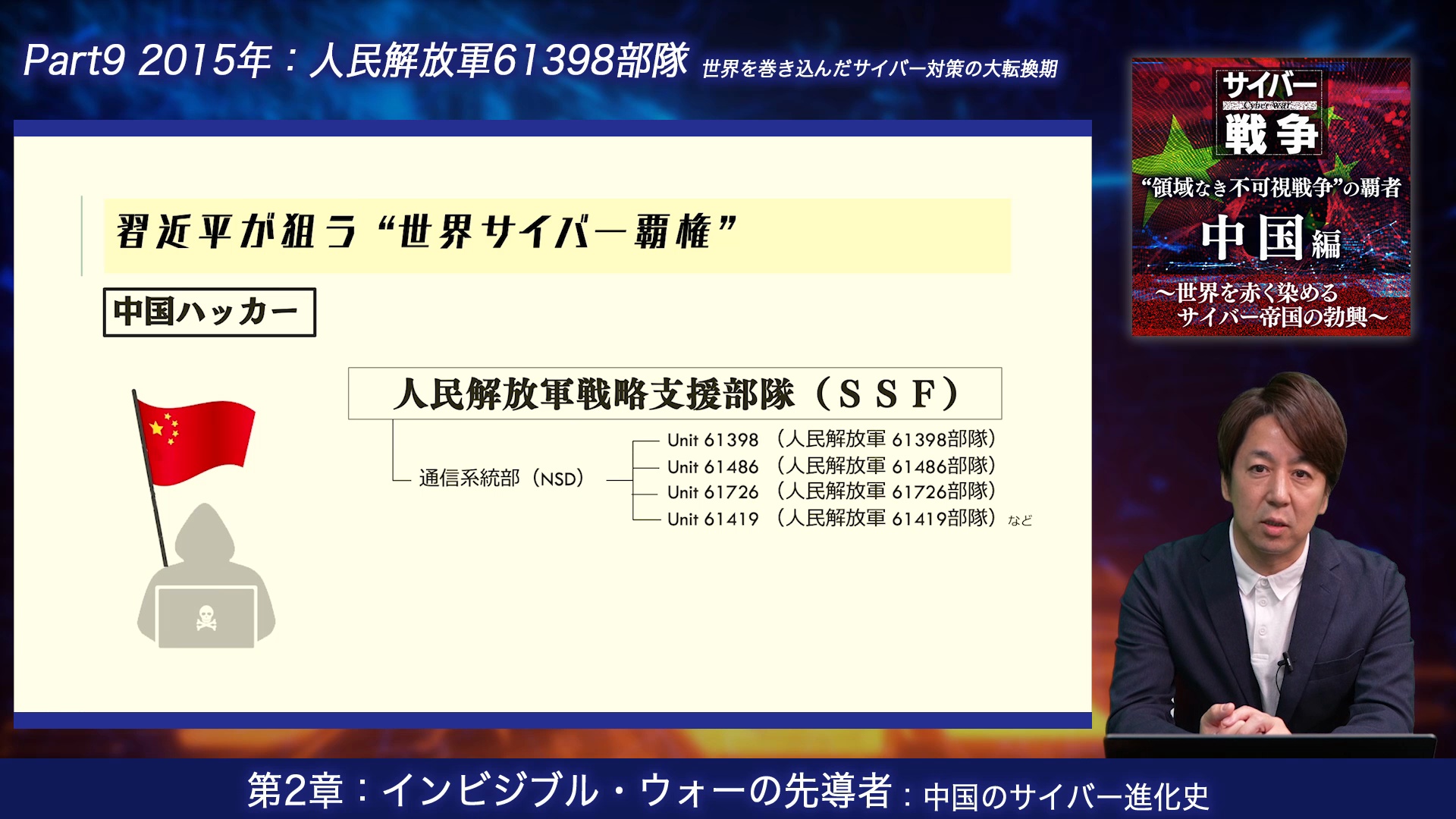 Part9 2015年：人民解放軍61398部隊 〜世界を巻き込んだサイバー対策の大転換期｜“領域なき不可視戦争”の覇者 中国編  〜世界を赤く染めるサイバー帝国の勃興〜 ｜ダイレクトアカデミー