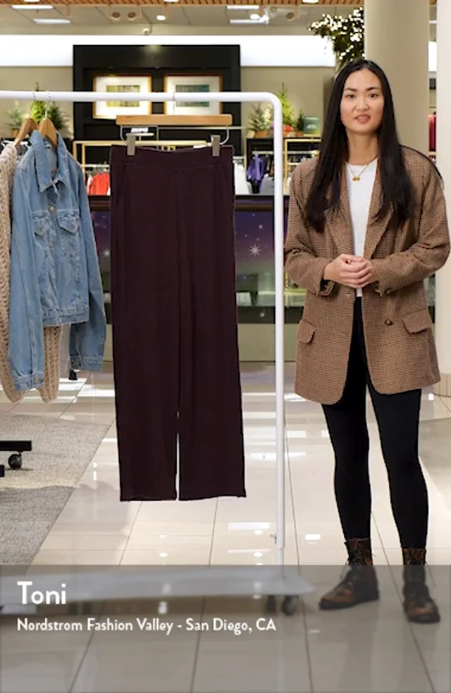 Zella Cozy Waffle Knit Pants | Nordstrom