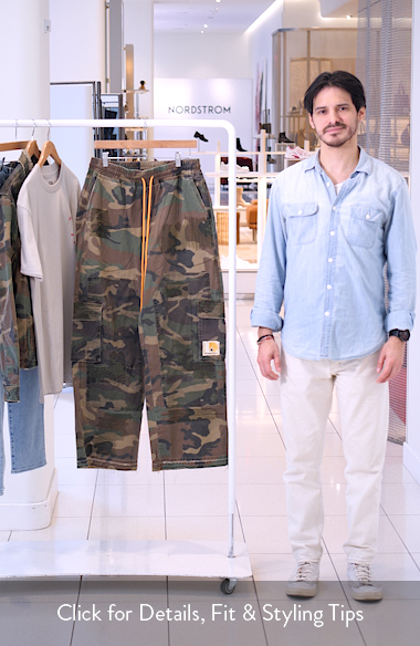 【即日発送】JOSEMOON OIL FADE CARGO PANTS DIET STARTS MONDAY Camo Cargo Pants | Nordstrom