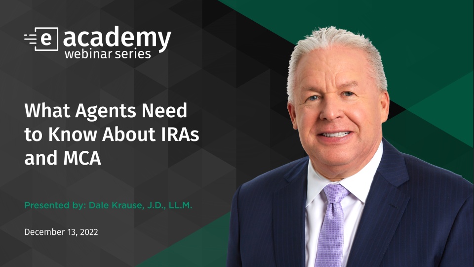 What Agents Need to Know About IRAs and Medicaid Compliant Annuities