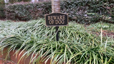 Beware Of Dog Statement Plaque