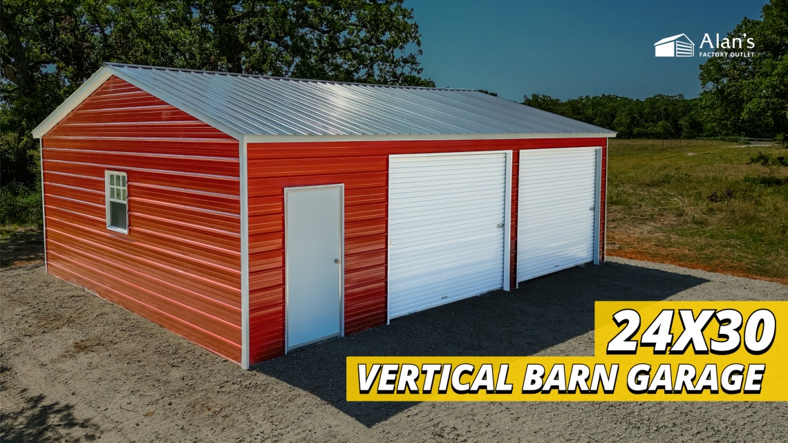 Video thumbnail for 24x30 - Vertical Garage