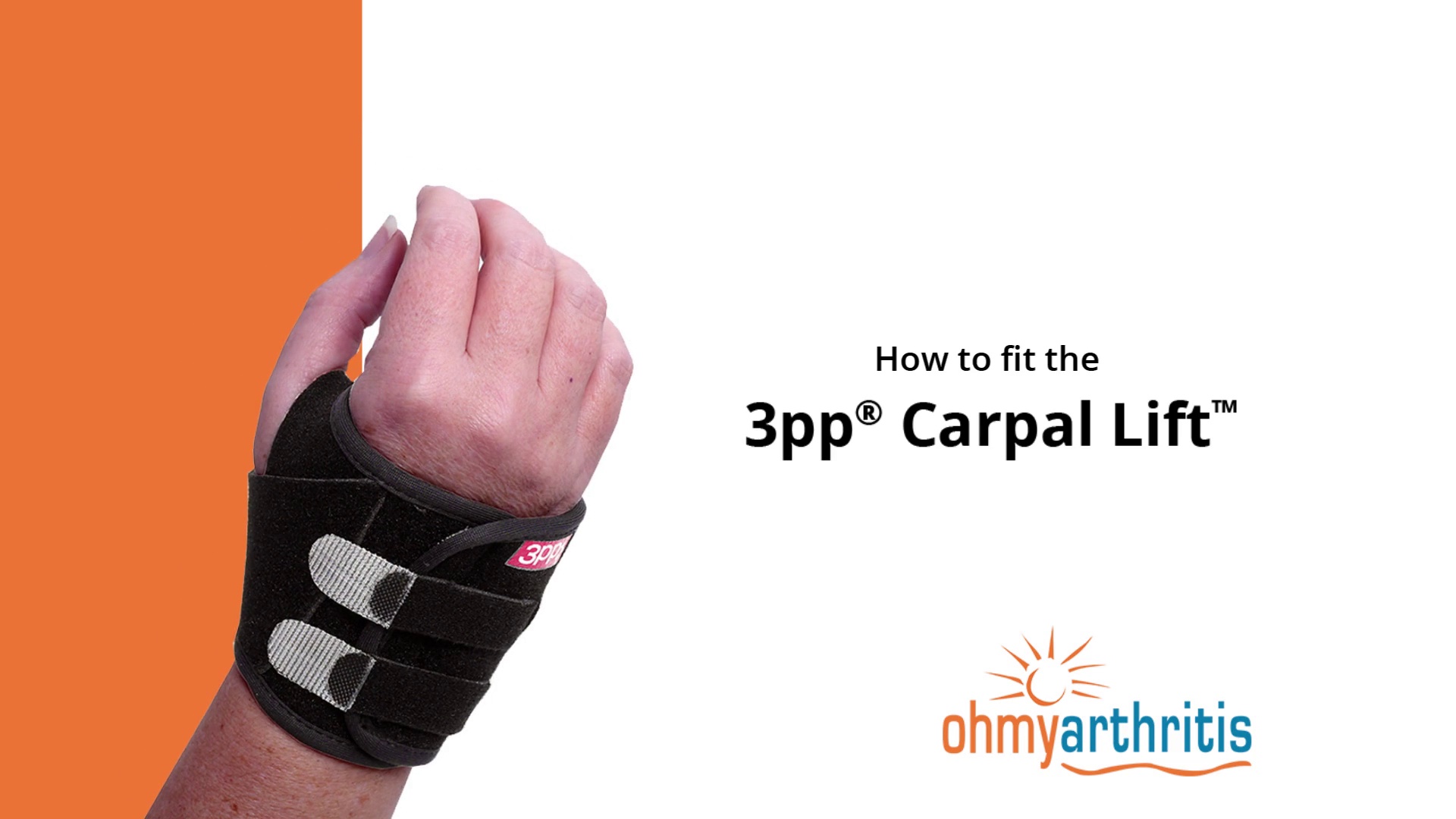 Wrist & Elbow Splint Videos Oh My Arthritis