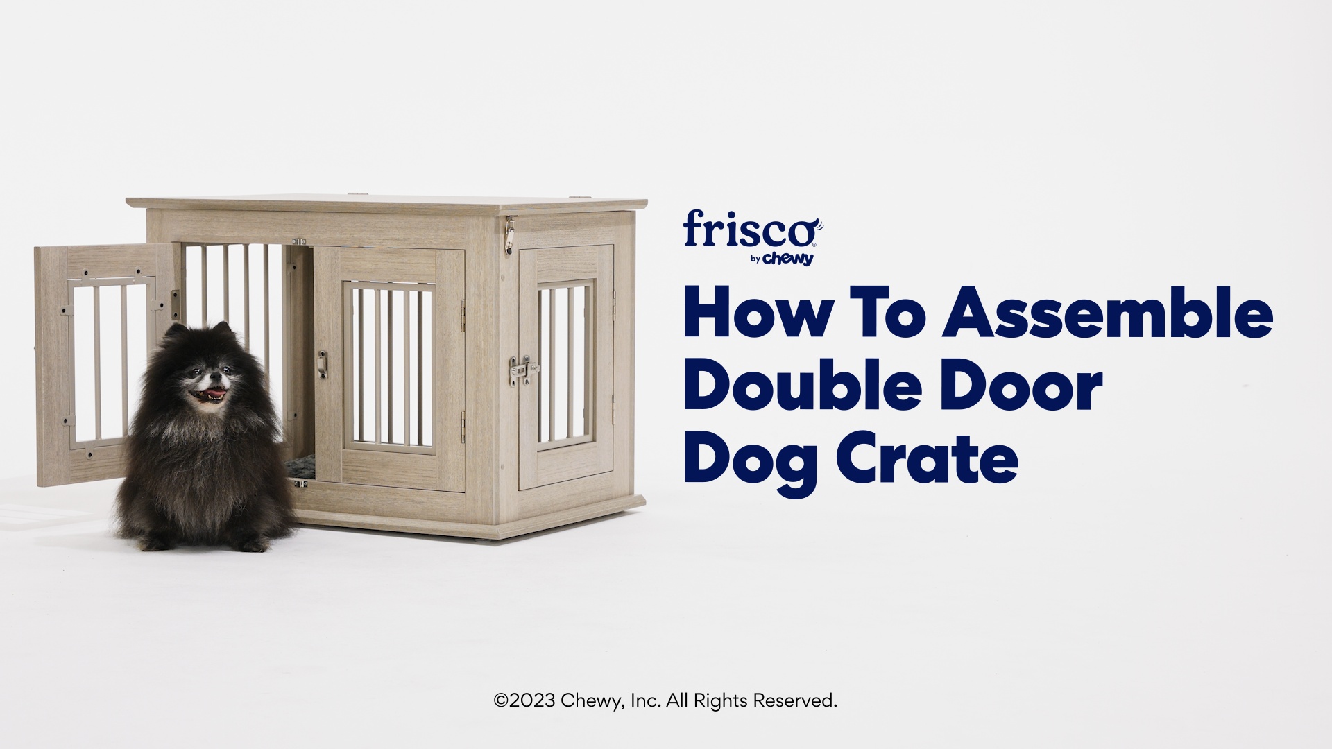 Ecoflex dog crate outlet assembly video