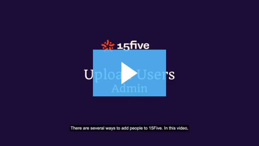Add Users to 15Five