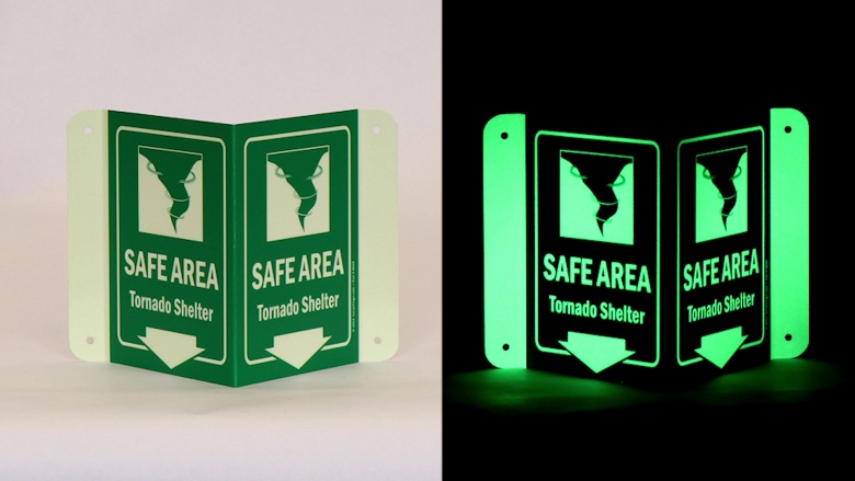 Glow Projecting Signs