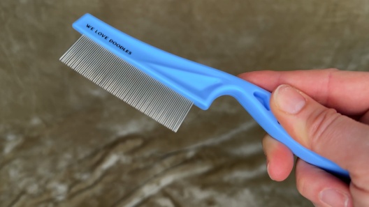 We Love Doodles Face & Flea Dog Grooming Comb