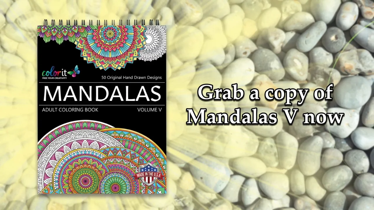 ColorIt Mandalas To Color, Volume VIII Adult Coloring Book 50