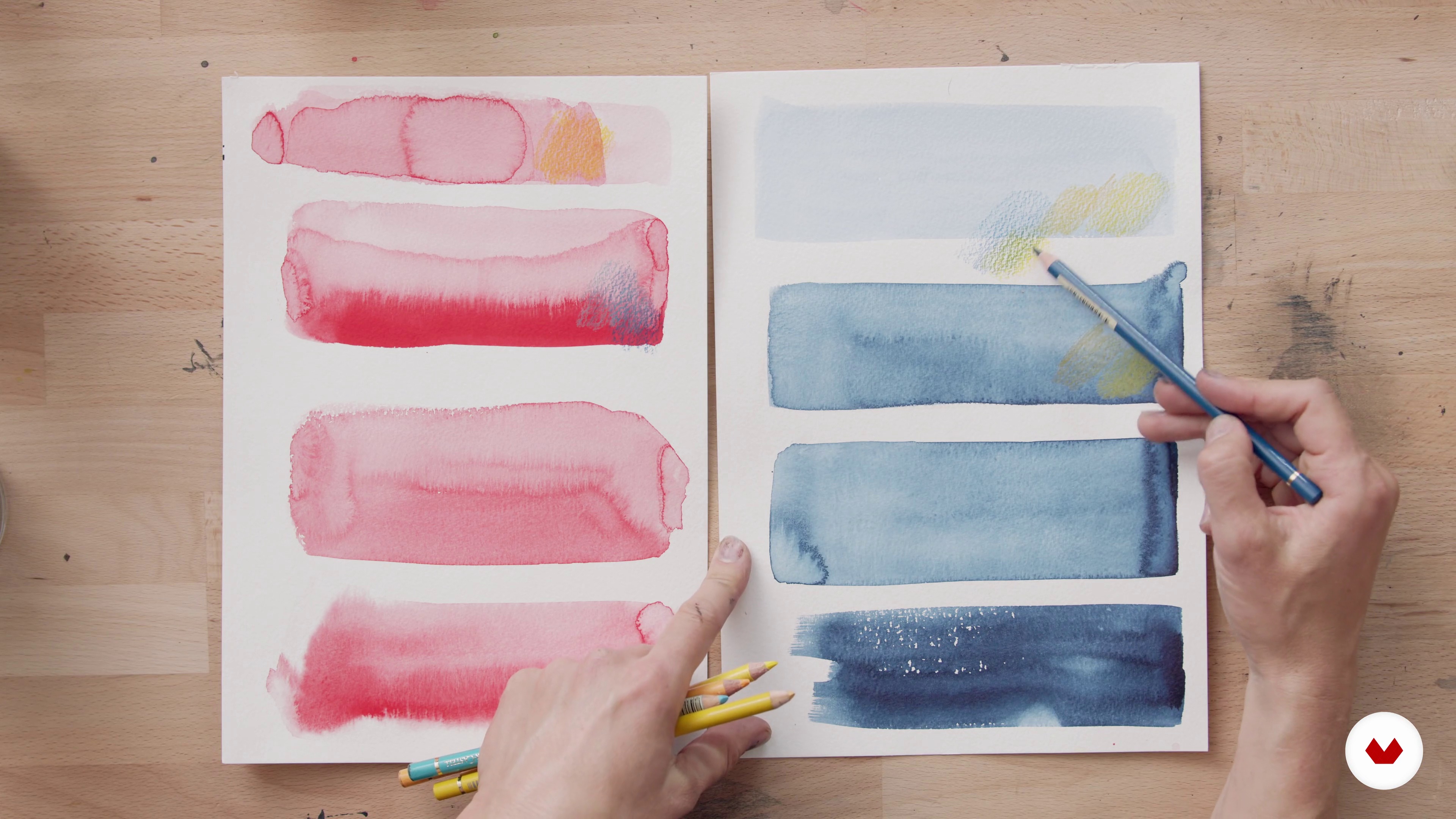 Explore Watercolour & Coloured Pencil 2
