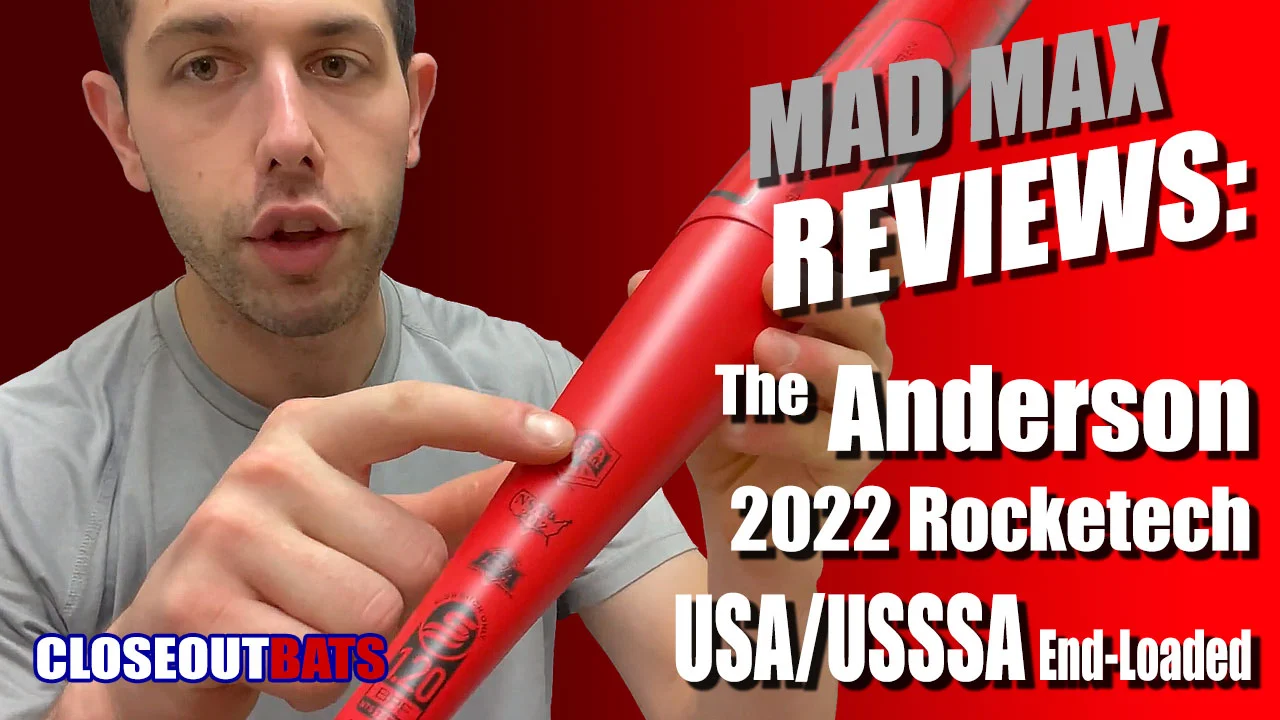 2022 Anderson Rocketech Slowpitch Softball Double-Wall Alloy USA/USSSA Bat 
