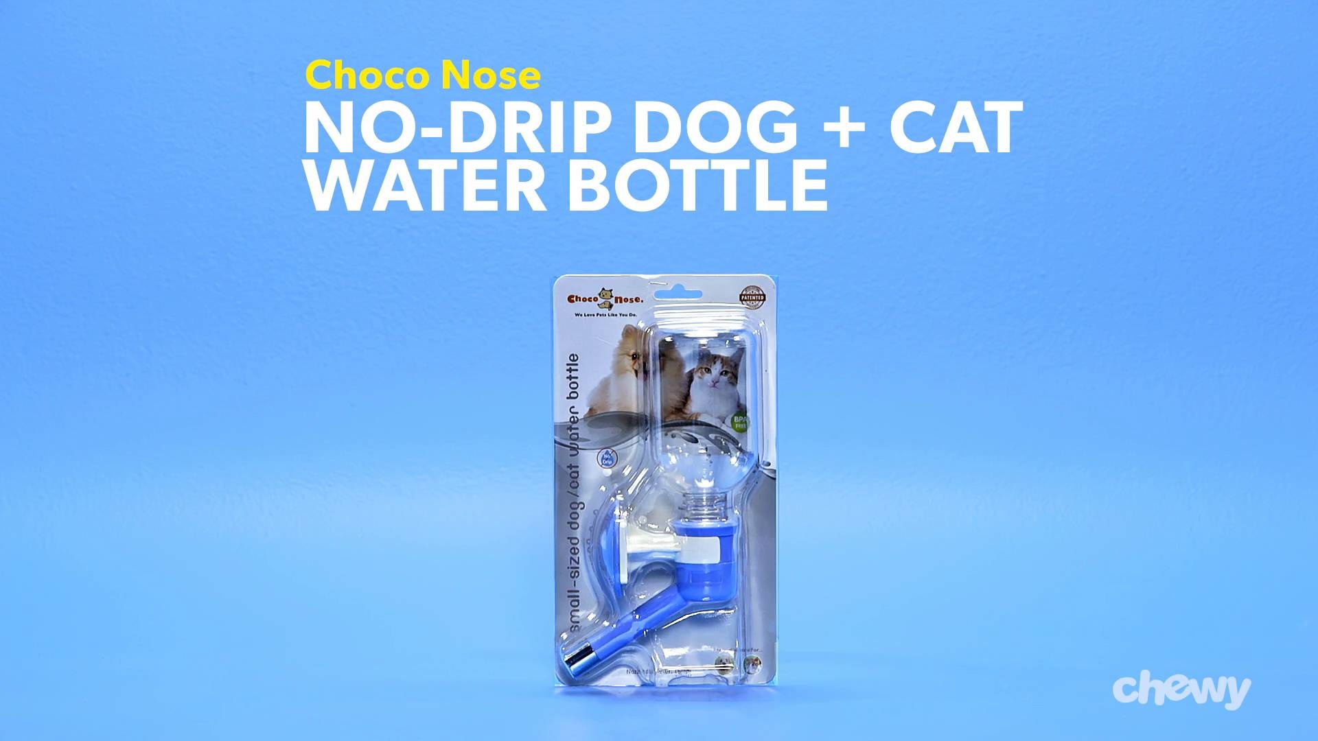 No drip outlet dog water bottle