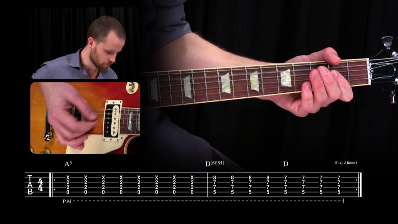 Guitar Lessons - Basic 80s Chord Progression