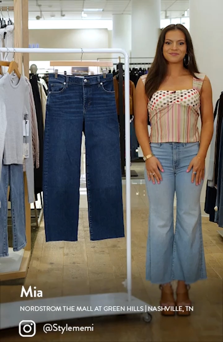 FRAME The Mellow Ankle Straight Leg Jeans | Nordstrom