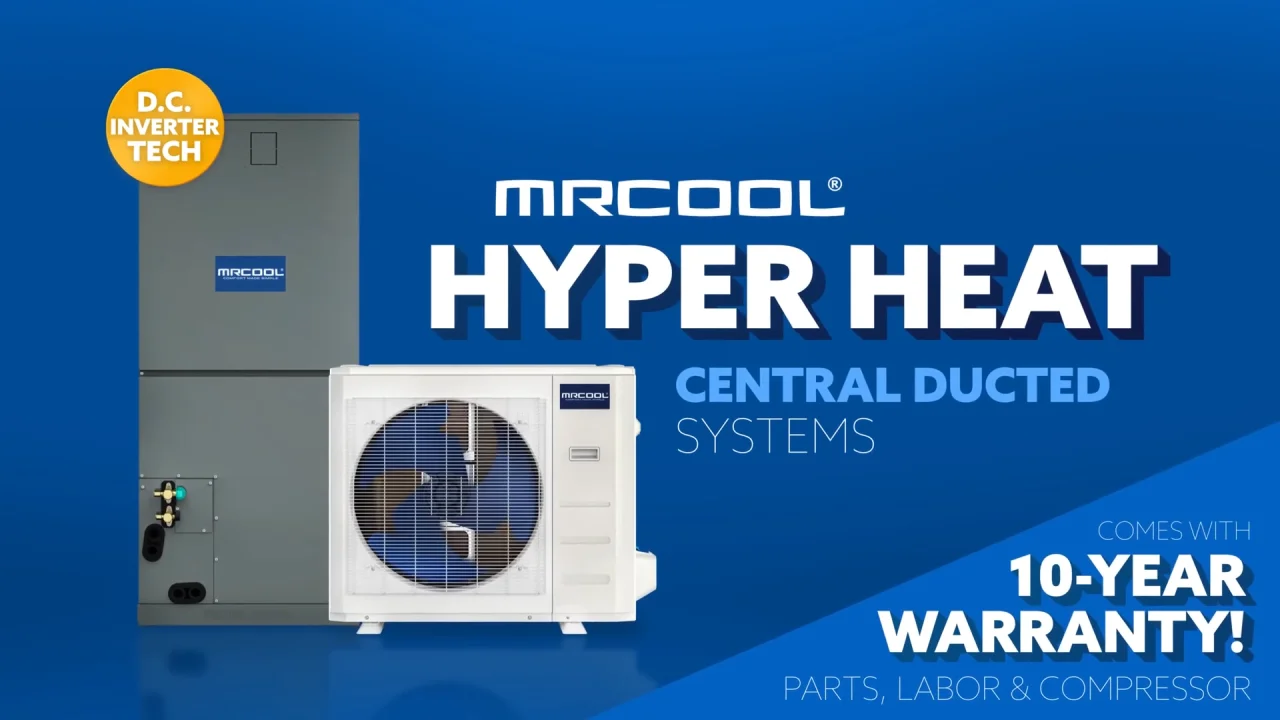 MRCOOL 36,000 BTU Ton Hyper Heat Central Ducted Heat Pump – Sylvane