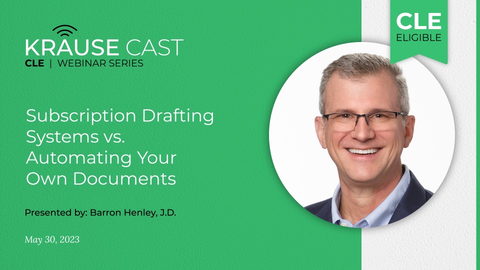 Subscription Drafting Systems vs. Automating Your Own Documents