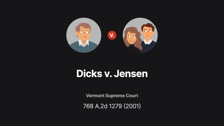 Dicks v. Jensen