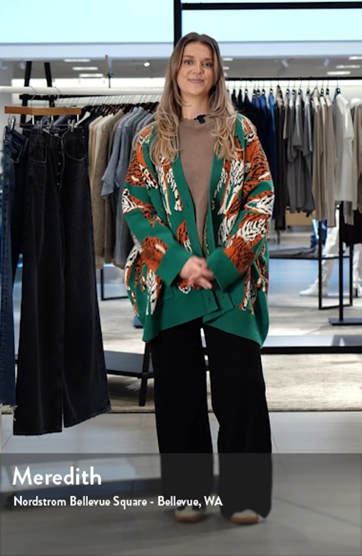 Dressed in Lala Tiger Tales Oversize Cardigan | Nordstrom