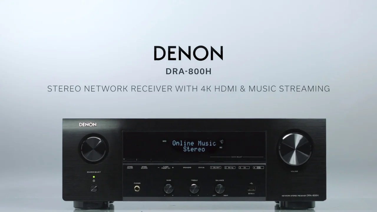 DRA-800H - Ch. 100W 4K AV Receiver HEOS® Built-in | Denon - Canada