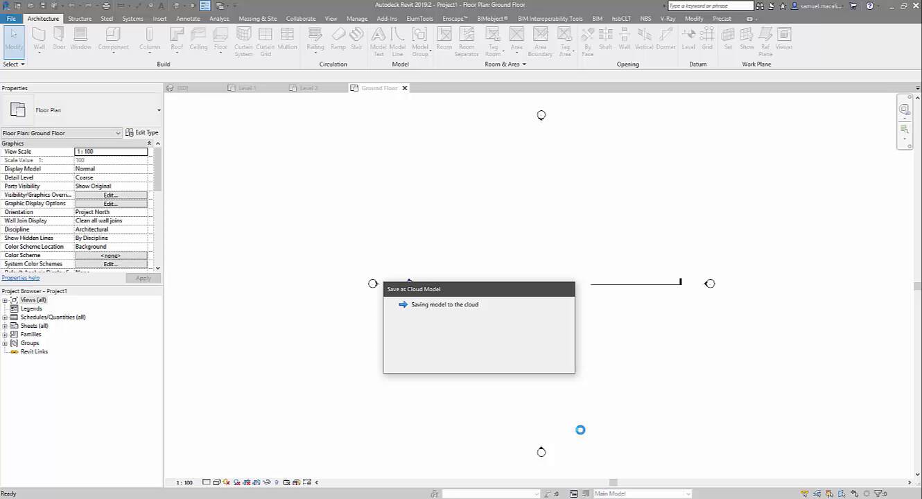 Saving A Revit File As A Cloud Model For Model Coordination