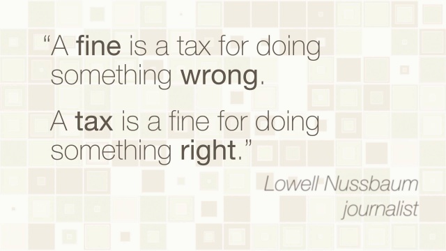 Tax Quote: Lowell Nussbaum