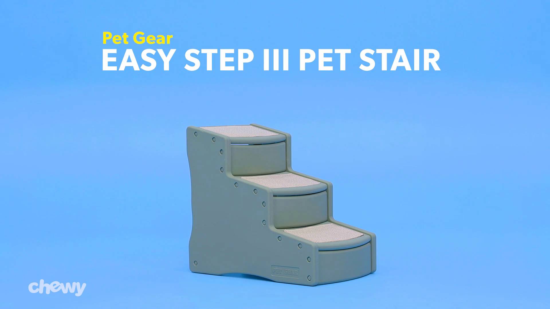 Pet Gear Easy Step III 3 Steps Dog Cat Pet Steps Ramp 
