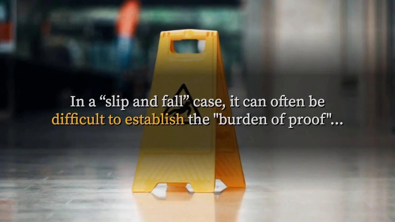 Slip and Fall vs.Trip And Fall - Know The Difference