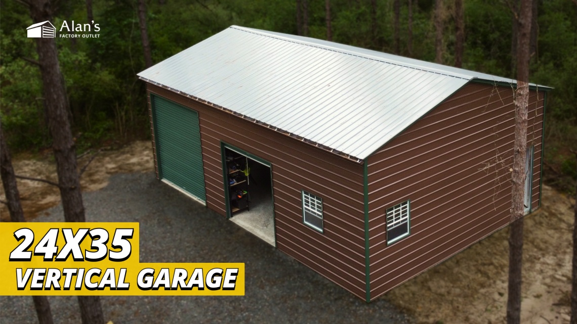 Video thumbnail for 24x35 - Vertical Garage