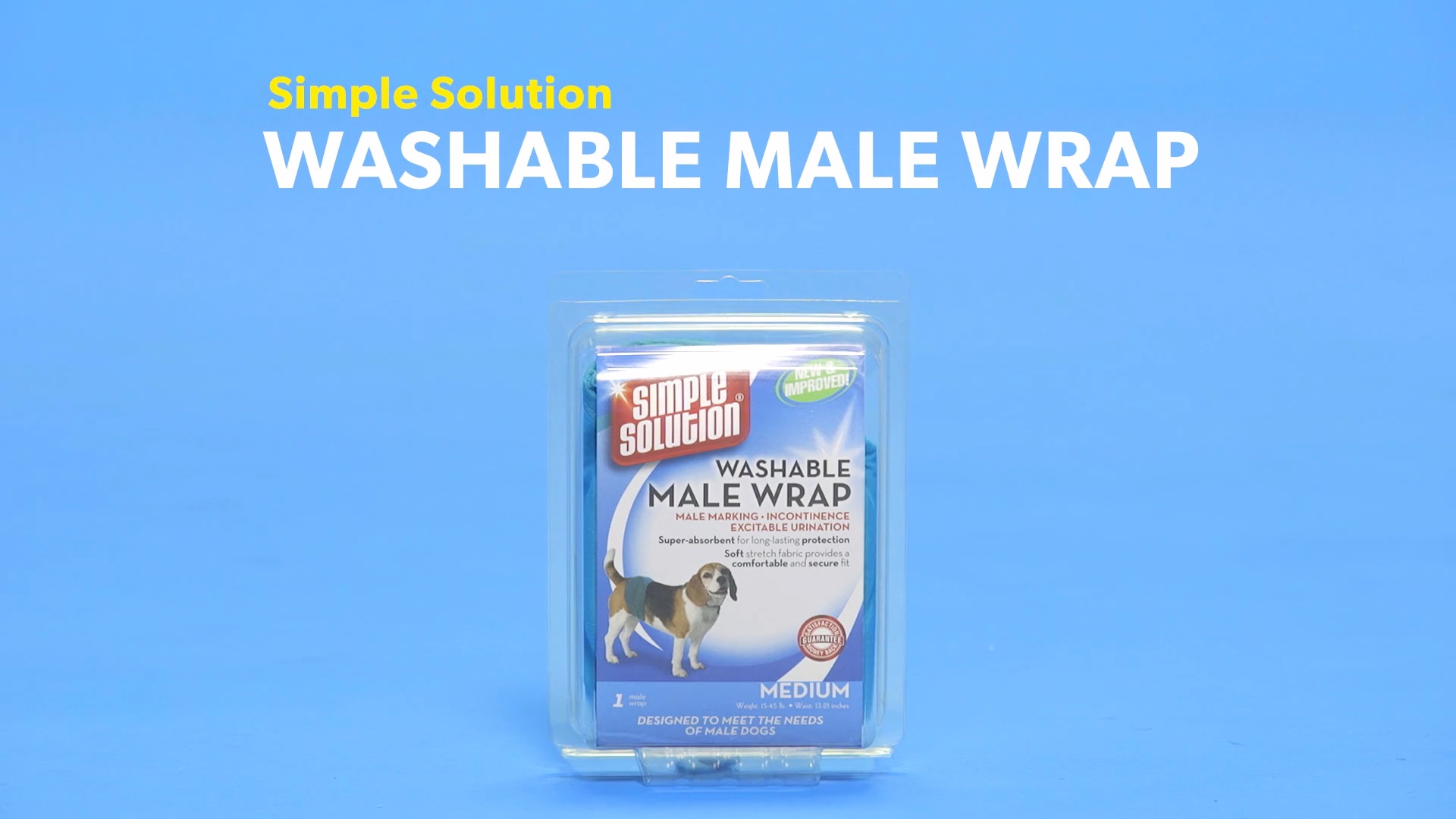 washable male wrap