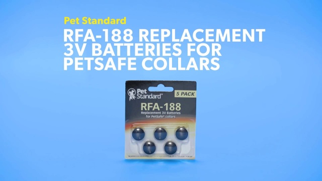 Conflict Schepsel Aanpassingsvermogen PET STANDARD RFA-188 Replacement 3V Batteries for PetSafe Collars, 5 pack -  Chewy.com