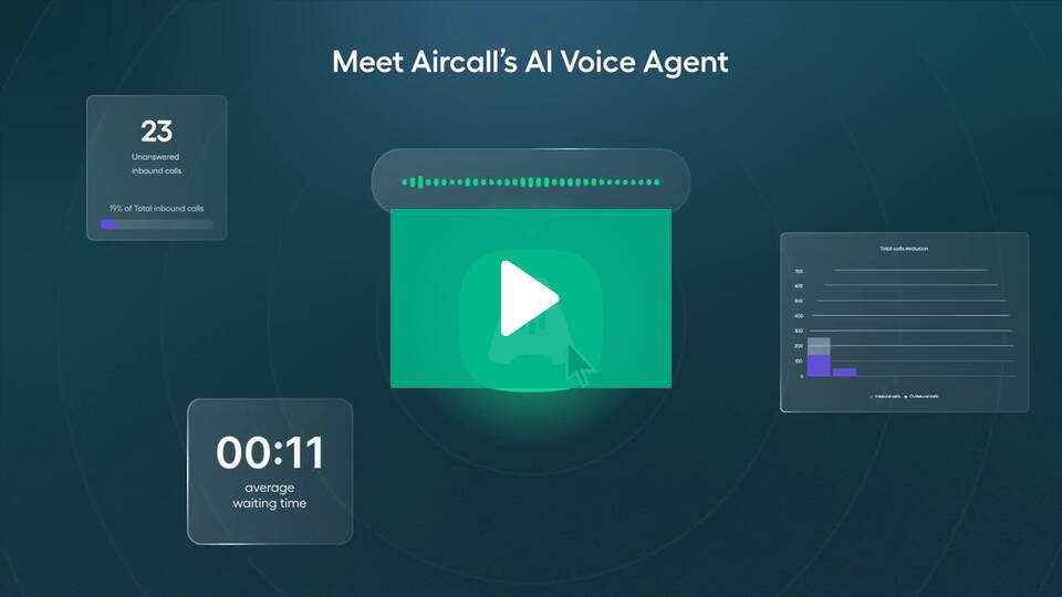 Aircall AI Voice Agent : agent vocal intelligent connecté à HubSpot