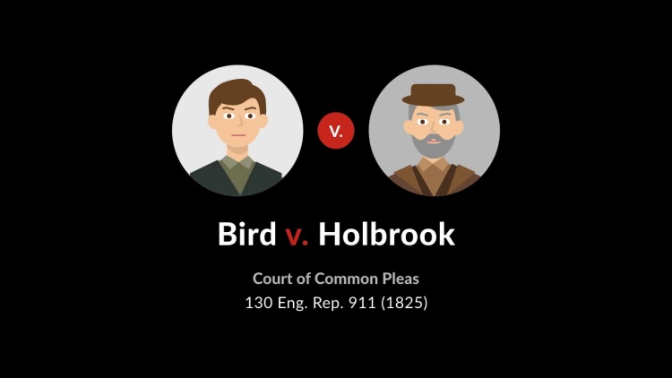 Bird v. Holbrook