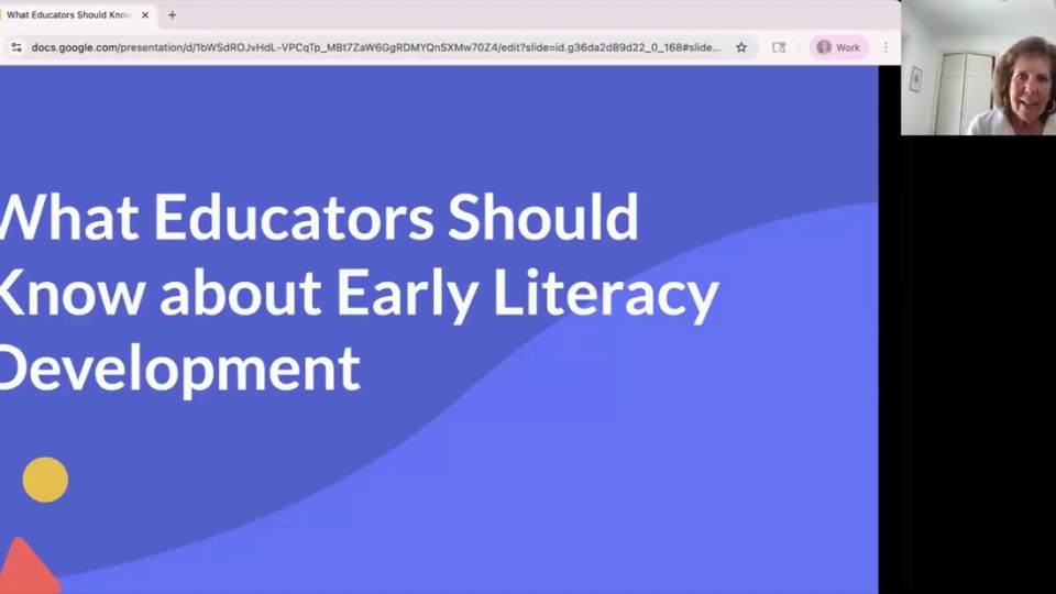 What Educators Should Know about Early Literacy Development
