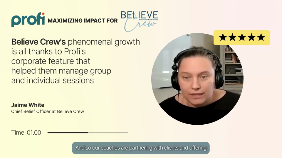 Believe Crew - Customer Success Story (Jaime White - Chief Belief Officer)