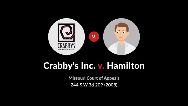Crabby's Inc. v. Hamilton