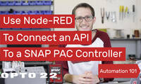 Node-RED: Connect API to PAC Controller