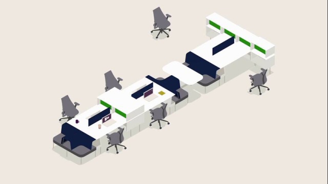 Public Office Landscape - Workstations - Herman Miller