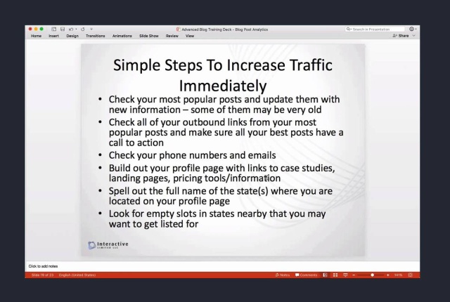 Page Load Times & Blog Post Analytics content media